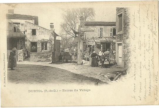 Durtol 63 = Carte Postale - Entree Du Village