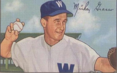 1987 C.C.C. 1952 Bowman Reprints - Mickey Grasso #174