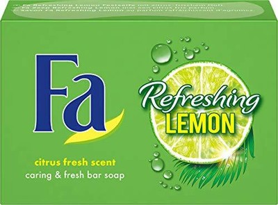FA Festseife Refreshing Lemon mit zitrus-frischem Duft, 1er Pack (1 x 100 g)