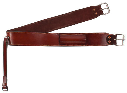 Horse Horse Western Saddle Leather Off Billet & Cinch Strap Set w