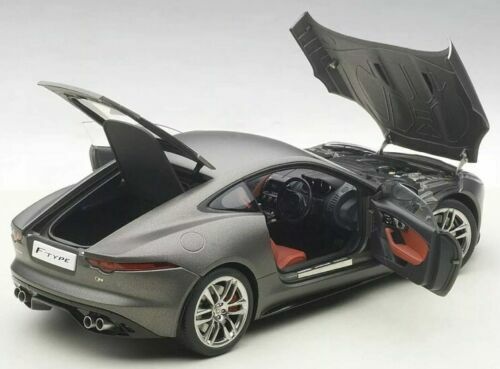 希少！AUTOart 1/18 ジャガーF TYPE R マットグレー2015 1/18 Scale Jaguar F Type Coupe R 2015 Matt Grey Met. Model