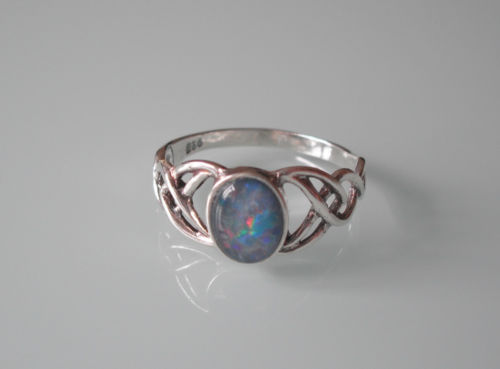 Bracciale In Opale Di Fuoco Grezzo E Argento 925 - Bracciali Opale - Foto 7