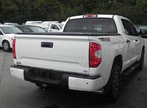 BLACK Tailgate Insert Letters Decal Vinyl Stickers for Toyota Tundra 2014-2021