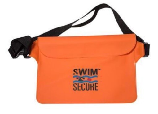 Wasserdichte Schwimmtasche Wandertasche Lauftasche Bauchtasche orange