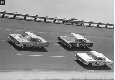 1960 Ford of Banjo Matthews NASCAR in 1/25th model car decal