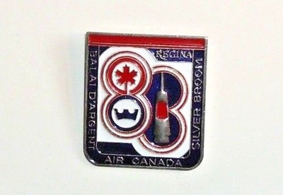 Curling Pin - Air Canada Silver Broom Regina - Balai D'Argent