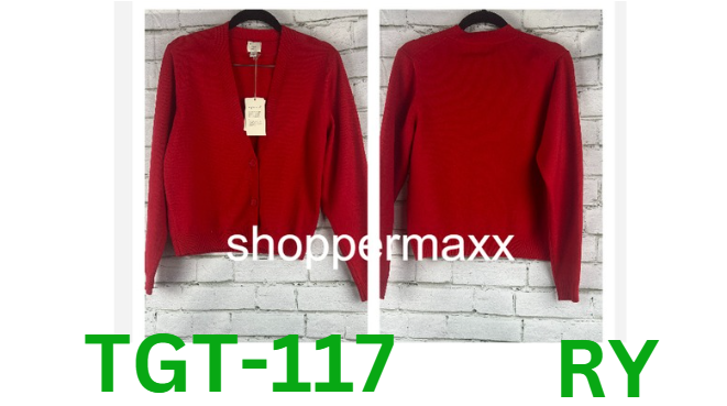 Women's Cardigan - Comfort, A New Day, Red, XS