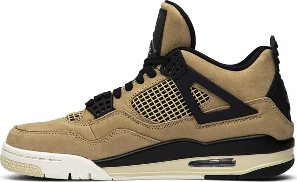 Nike Air Jordan 4 Retro Fossil Mushroom AQ9129-200 Женские, размер 6,5 , Новые