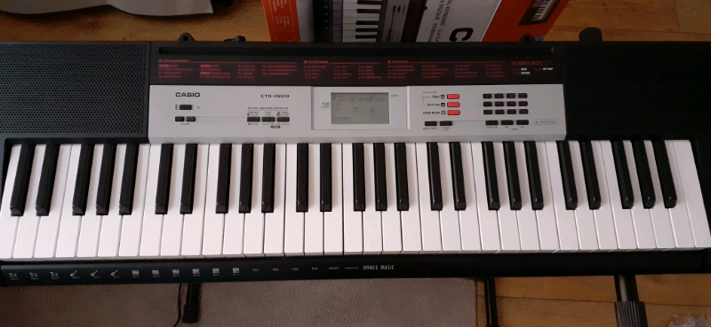 Casio CTK-1500 with stand | in Leicester, Leicestershire | Gumtree