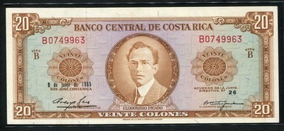 Gem UNC Costa Rica P-265 2003 2000 Colones