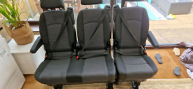 Mercedes vito viano comfort seats and rails