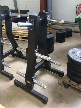 ** OLYMPIC WEIGHT PLATES RACK STORAGE TREE GYM HOME GARAGE 