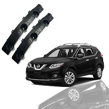 For 2014 2015 2016 Nissan Rogue Front Bumper Brackets Retainers Left Right 2pc