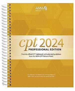 CPT Professional 2024 - Spiral-bound, by American Medical Association - New