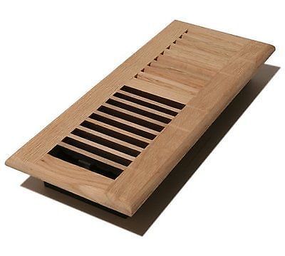 Rejilla De Suelo Decorativa 4x8 Pulgadas - Diseño Clásico En Negro Mate