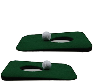 Upstreet Putting Green Indoor Golf Mat For Practice Includes Two