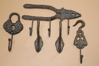 Old fashioned wall hooks clearance