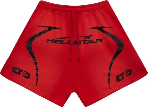 Pre-owned Hellstar 100% Authentic  Warm Up Shorts - Red/blue/brown/green/white - All Sizes