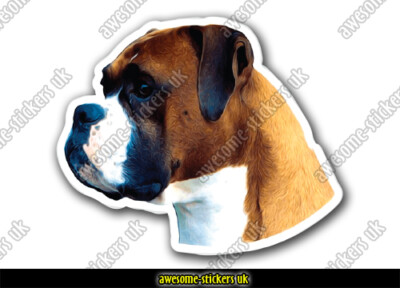 2 x DOG stickers decals vinyl for  Car Fridge Laptop 037 - 045
