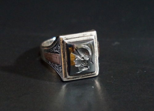 Anillos de Plata de Ley Hematita para hombres