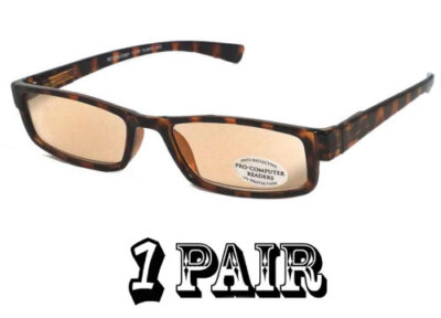 Pro Computer Anti Reflective Tinted Lens UV Protection Reading Glasses RE30