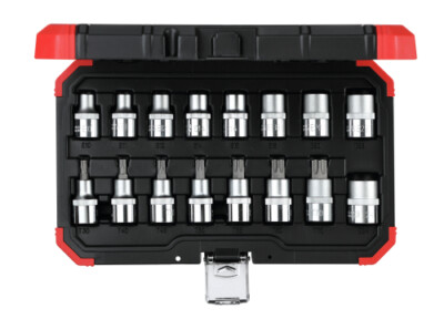 Gedore Red Socket wrench set 1/2 TX E10-24T30-70 16 pcs R68003016