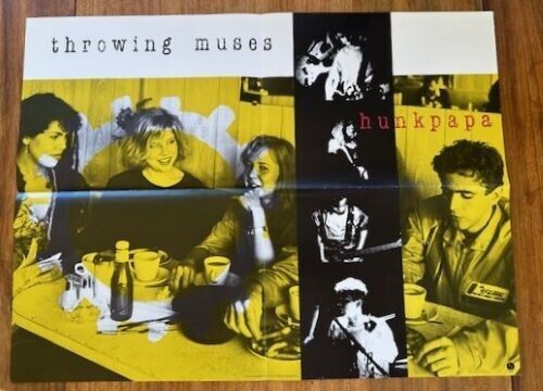 Hunkpapa Throwing Muses Promo Poster 1989 Sire 18"h x 24"w