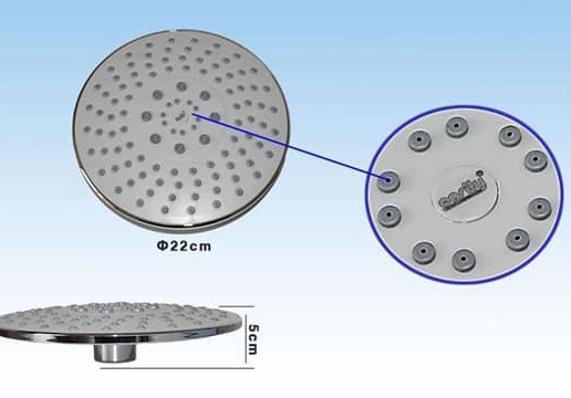 Soffione Doccia Maxi Getto Fisso Sole Diametro 22cm 52298 dfh