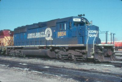 CSX 8854 SD-40-2 (CONRAIL) --- Original Slide T2-12 | eBay