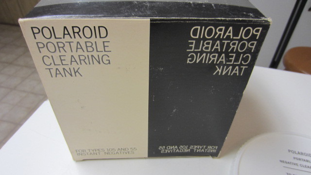 Polaroid Portable Clearing Tank for Types 105 and 55 Instant Negatives, NIB