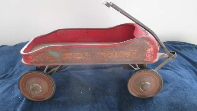 Vintage 1930's Streak O Lite wagon. Full size wagon. . Great Patina.