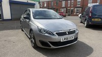 2016 66 PEUGEOT 308 1.6 THP GT HATCHBACK 5DR PETROL MANUAL EURO 6 (S/S) (205 PS)