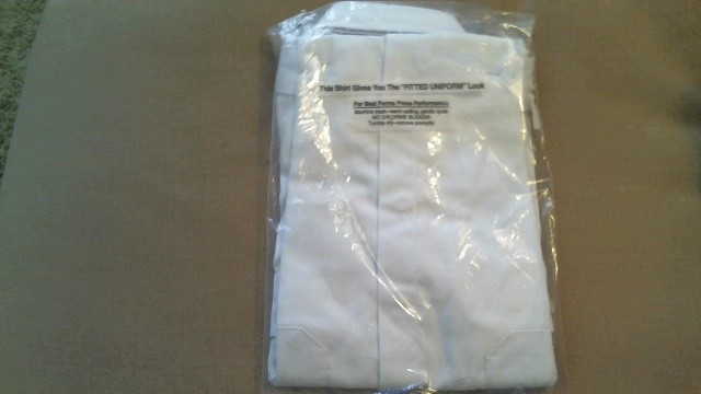 VINTAGE NOS FLYING CROSS DISTINGUISHED SERVICE SHIRT UNIFORM LONG SLEEVE USA 10M