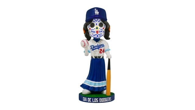 ドジャース　ボブルヘッド Día de los Muertos 2024 LA Dodgers Dia De Los Muertos Sugar Skull Bobblehead