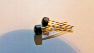 BC153 SGS NPN Vintage Globe Top Transistor 3-pin High Quality Gold Lead USA 2pcs