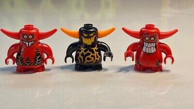 Lego Minifigures Lot of 3 Nexo Knights Scurrier