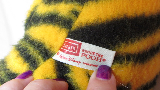 Vintage Gund Old Rare Tigger Plush Tiger Winnie The Pooh. Disney/ Sears