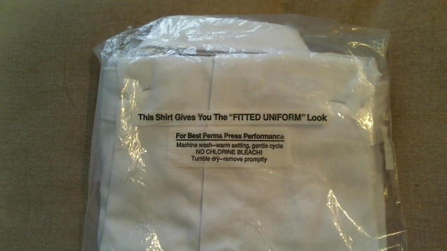 VINTAGE NOS FLYING CROSS DISTINGUISHED SERVICE SHIRT UNIFORM LONG SLEEVE USA 10M