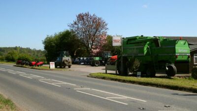 Photo 6x4 A170 and Hardwick Agricultural Engineers Brompton-by-Sawdon The c2007