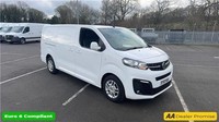 2019 Vauxhall Vivaro White 1.5 Turbo D Euro 6 panel van, 34,000 miles, ULEZ comp