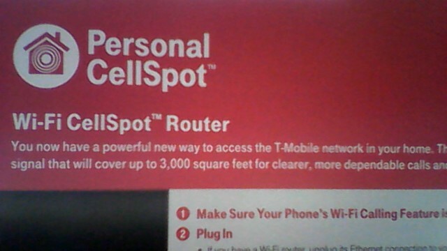 T MOBILE ASUS WI-FI CELLSPOT DUAL-BAND ROUTER BOOSTER HOME/OFFICE / TM-AC1900