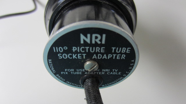 Vintage NRI / National Radio Institute Picture Tube Socket Adapter