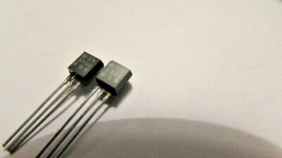 2N3702 Genuine National Semi / NSC PNP Silicon Transistor 3-pin TO-92 USA (2pcs)