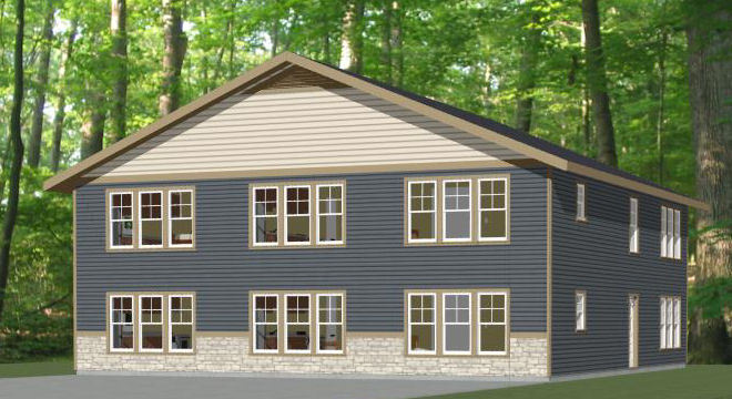 44x48 10-Plex - PDF FloorPlan - 4,114 sqft - Model