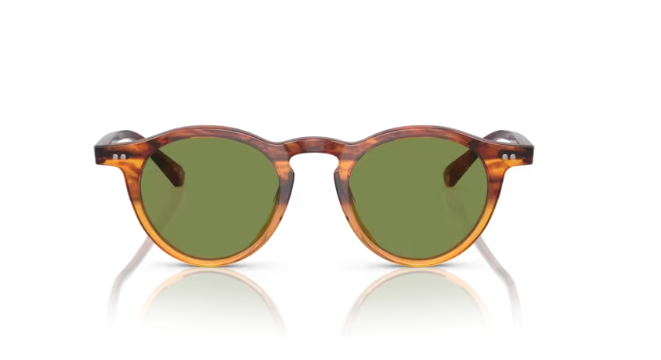 Pre-owned Oliver Peoples 0ov5504su Op 13 Sun 175452 Green/dark Amber 47mm Sunglasses