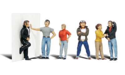 Woodland Scenics ~ HO Scale People ~ Rebels ~ A1849