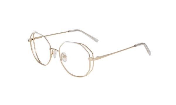 Lunettes pour femmes OWLET OPMM207 C00 métal rond carré blanc