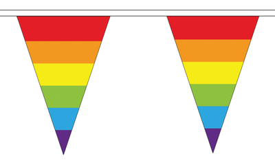 Black And Yellow Triangle Flag Bunting 27 Flags On This 10 Metre