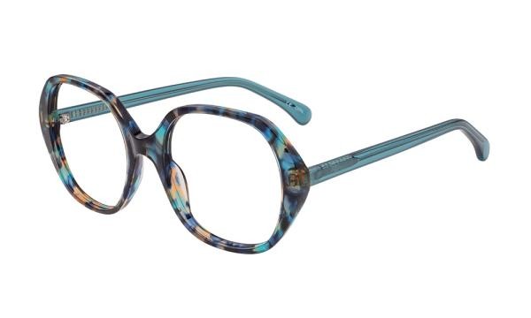 Lunettes OWLET OPAA217 C66 hommes femmes plastique rondes carrées bleues