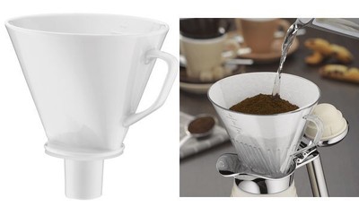 alfi kaffeefilter Aroma plus, aus Porzellan, weiß